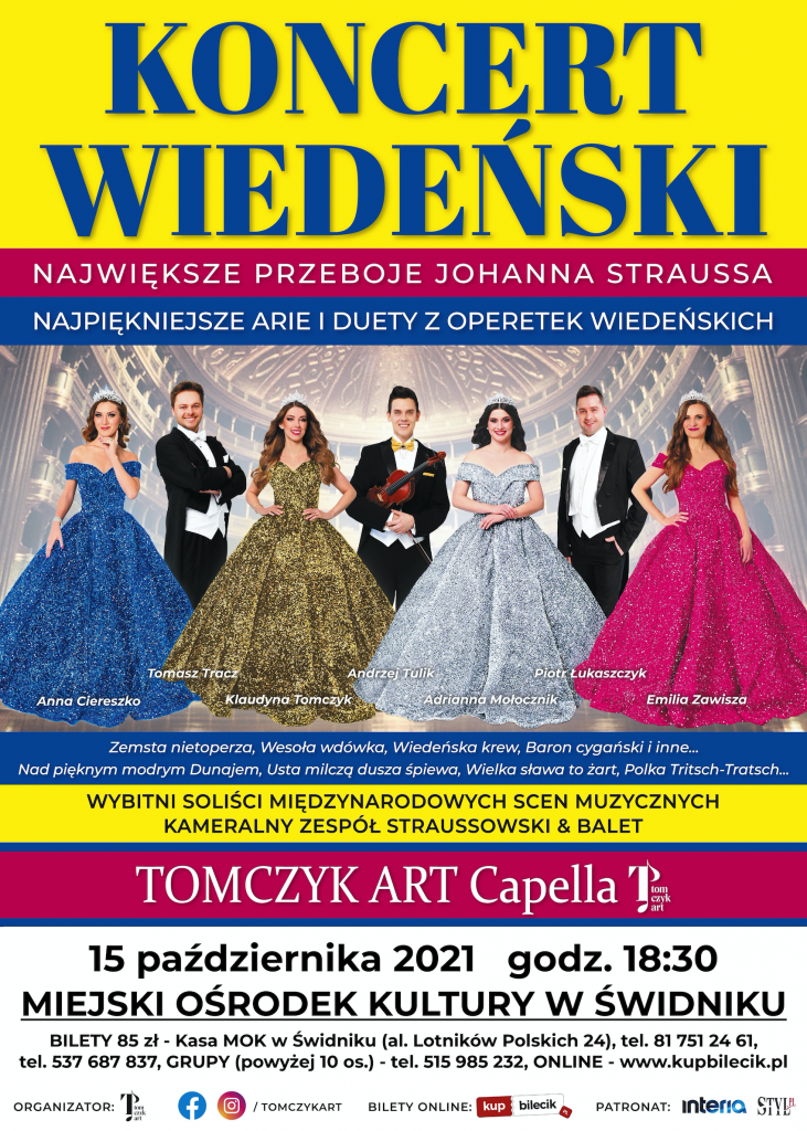 Koncert Wiedeński w Miejskim Ośrodku Kultury w Świdniku