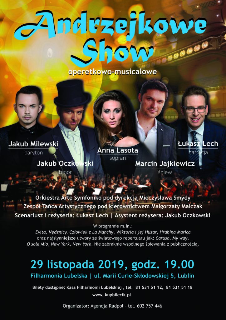 Andrzejkowe show operetkowo-musicalowe