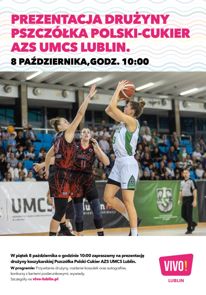 Spotkanie z koszykarkami AZS UMCS Lublin w VIVO! już 8 października   
