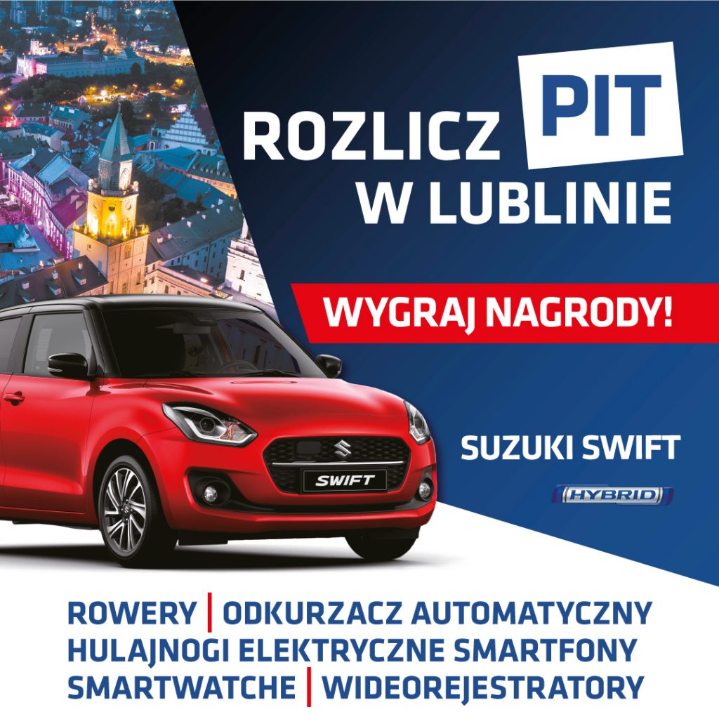 Rozlicz PIT w Lublinie i zdobądź cenne nagrody