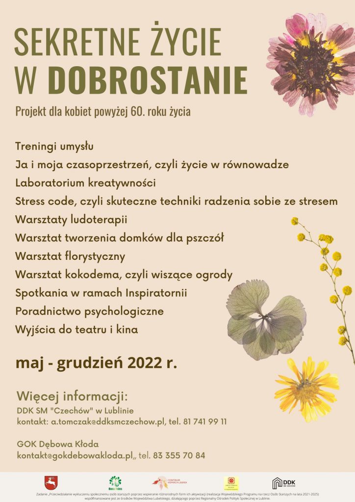 „Sekretne życie w dobrostanie”. Nowy projekt dla kobiet 60+