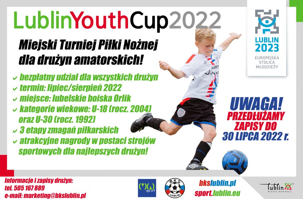 Wakacyjny turniej piłki nożnej LublinYouthCup2022