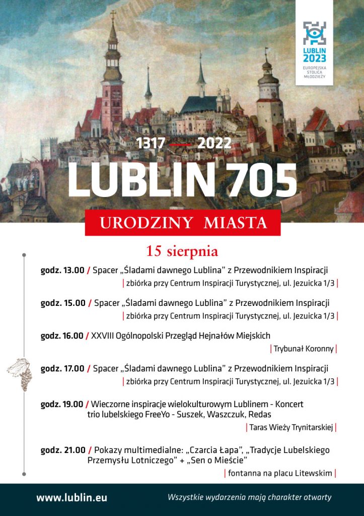 Ogólnopolski Przegląd Hejnałów Miejskich w Lublinie i 705. urodziny Miasta