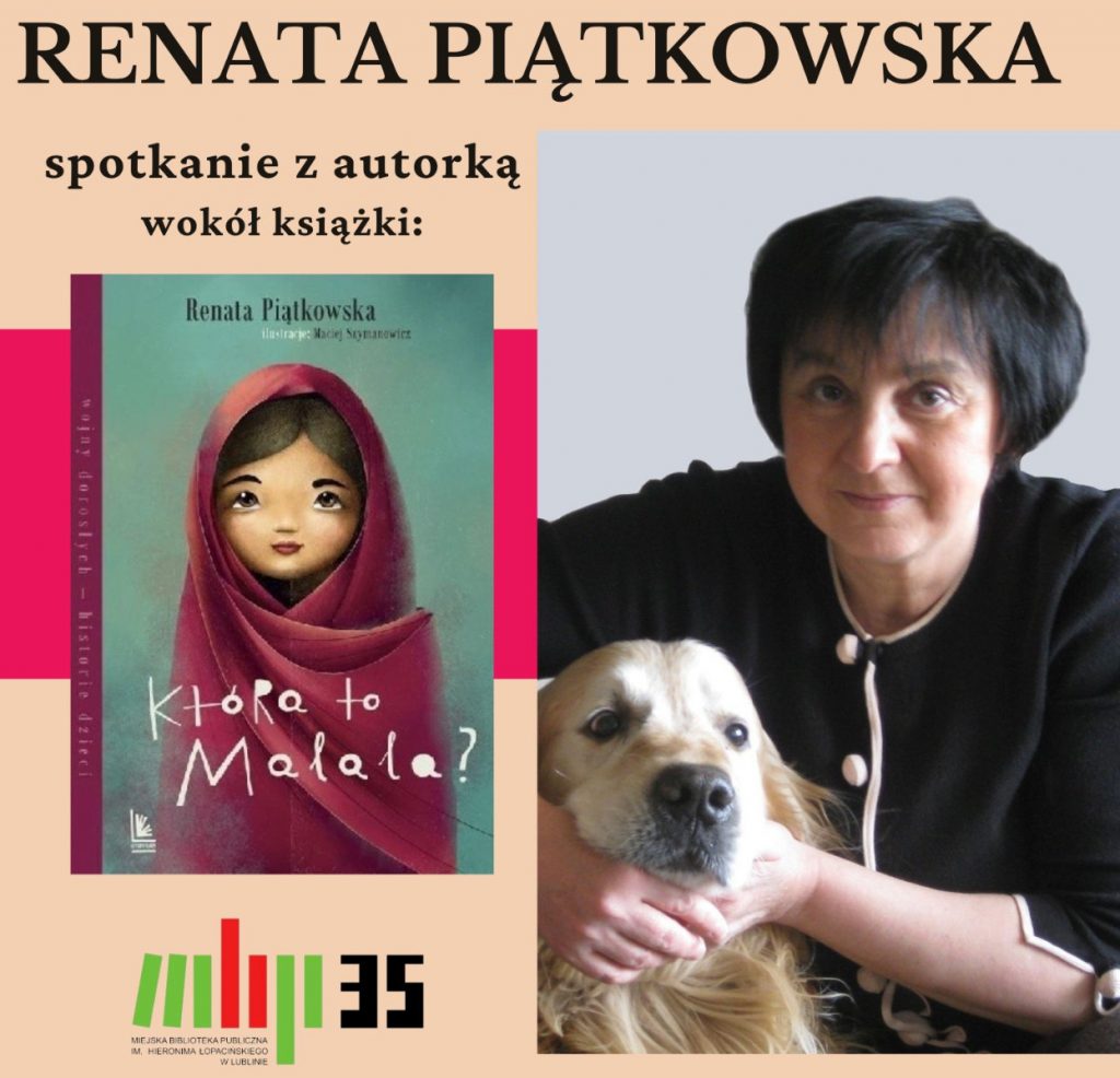 Spotkanie z Renatą Piątkowską autorką książek dla dzieci