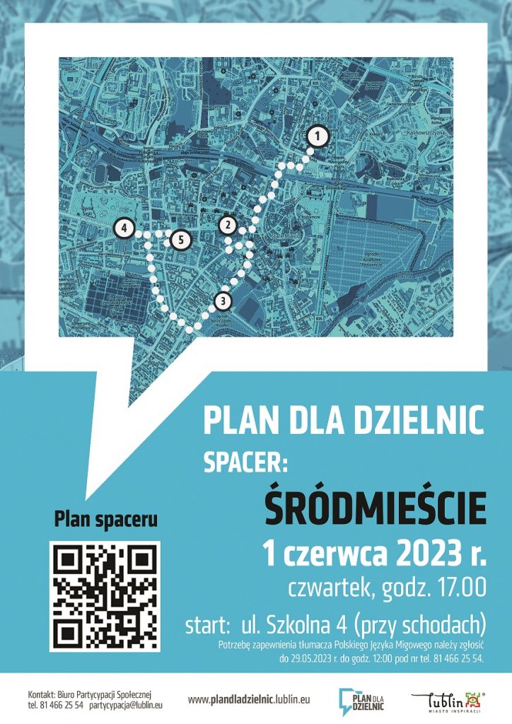 Spacer „Plan dla Dzielnic” w dzielnicy Śródmieście