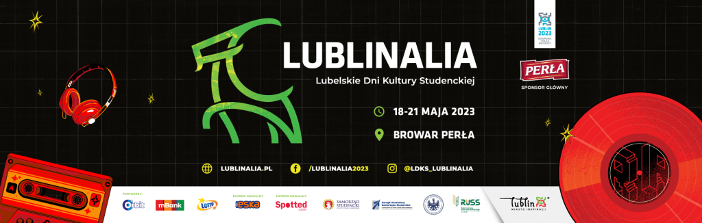 Lublinalia 2023 Lubelskie Dni Kultury Studenckiej (18-21 maja)