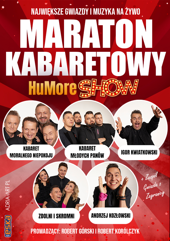 Maraton Kabaretowy HuMore Show już w niedzielę w Lublinie
