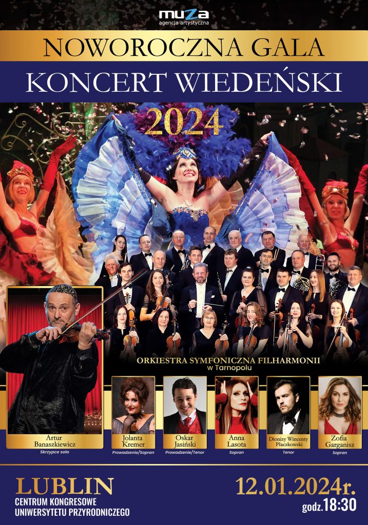 NOWOROCZNA GALA – Koncert Wiedeński – już 12 stycznia w Lublinie!