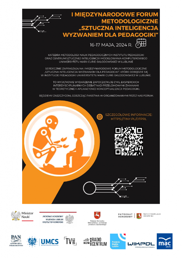 Sztuczna inteligencja wyzwaniem dla pedagogiki – I Międzynarodowe Forum Metodologiczne