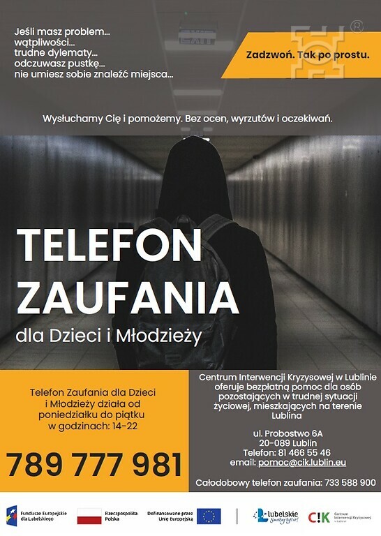 W Lublinie działa telefon zaufania dla dzieci i młodzieży