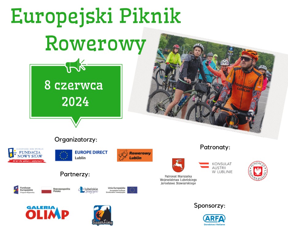 XIII EDYCJA EUROPEJSKIEGO PIKNIKU ROWEROWEGO!