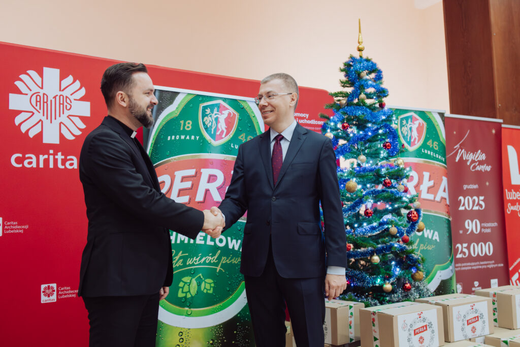 Świąteczna współpraca Caritas i Perły