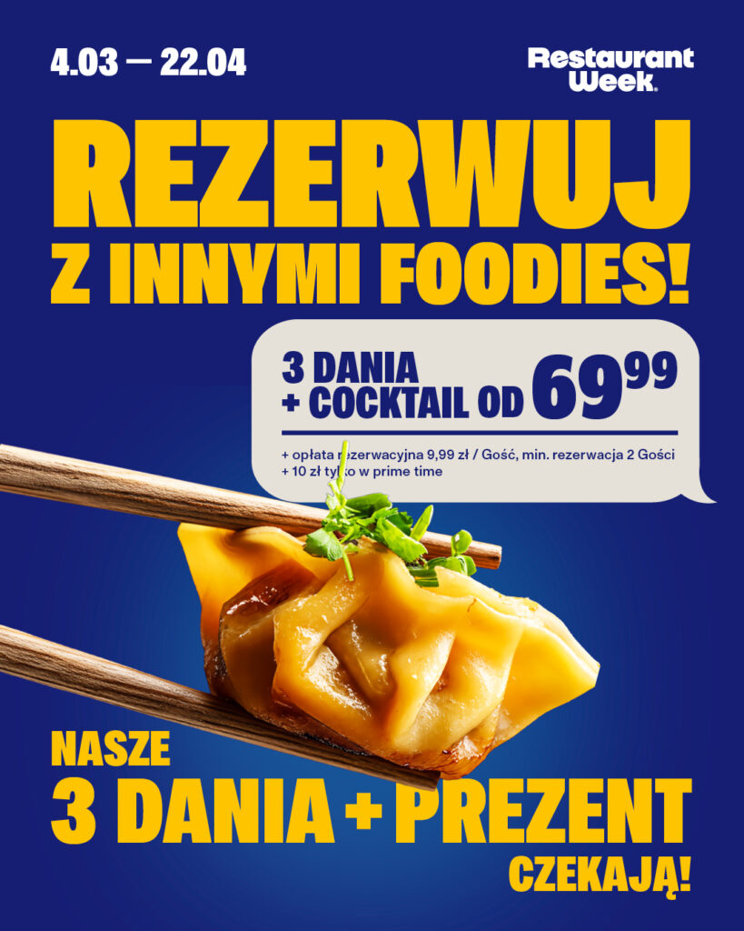 Czas na Foodie Season! Wiosenna edycja RestaurantWeek® już w marcu
